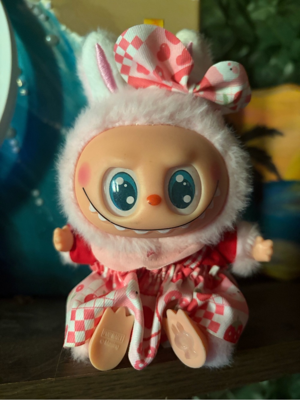 Plush Pink Bunny Costume Cute Character Doll - Lafufu